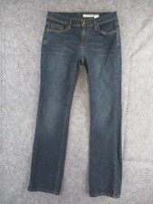 DKNY Jeans Womens 4 Blue Denim LUDLOW Straight Low Rise Dark Wash 28x32