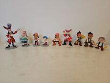 Disney Jake And The Neverland Pirates Action Figure Lot of 9 Cake Toppers