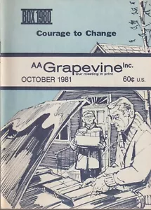 Box 1980, AA Grapevine magazine, October 1981, Alcoholics Anonymous, Vol 38 #5 - Foto 1 di 2