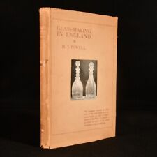 1923 Glass-Making in England Harry J. Powell First Edition Dust Wrapper Illus...
