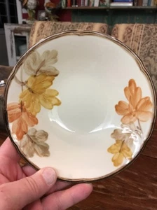 Franciscan (USA) October Fall Leaves Round 7” BOWL Cereal Salad Soup VG - Picture 1 of 6