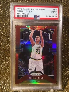 Kitija Laksa 2020 WNBA Panini Prizm RED #99 Phoenix Mercury Rookie /275 PSA 9 - Picture 1 of 2