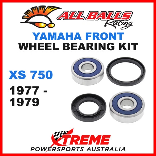 All Balls 25-1334 Yamaha XS750 XS 750 1977-1979 Front Wheel Bearing Kit - Imagem 1 de 2