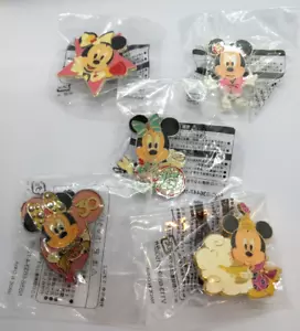 Japan Disney Pin Prize Pin 5 Minnie Mouse Pin Lot - Picture 1 of 1