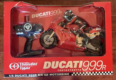 Thunder Tiger Ducati 999R Testastretta RTR 1/5 RC EP Motorbike - Image 1 of 4