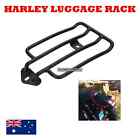 Black Luggage Carrier Rack Support Solo Seat Harley Sportster 883 1200 2004-2012