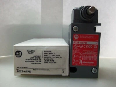 ALLEN-BRADLEY New Allen Bradley 802T-ATPD OilTight Limit Switch Series J NIB