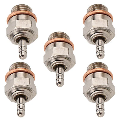 5Pack 70117 Hot Super Glow plug #4 1/10 For Nitro RC Car Redcat For Himoto HSP - image 1 of 4