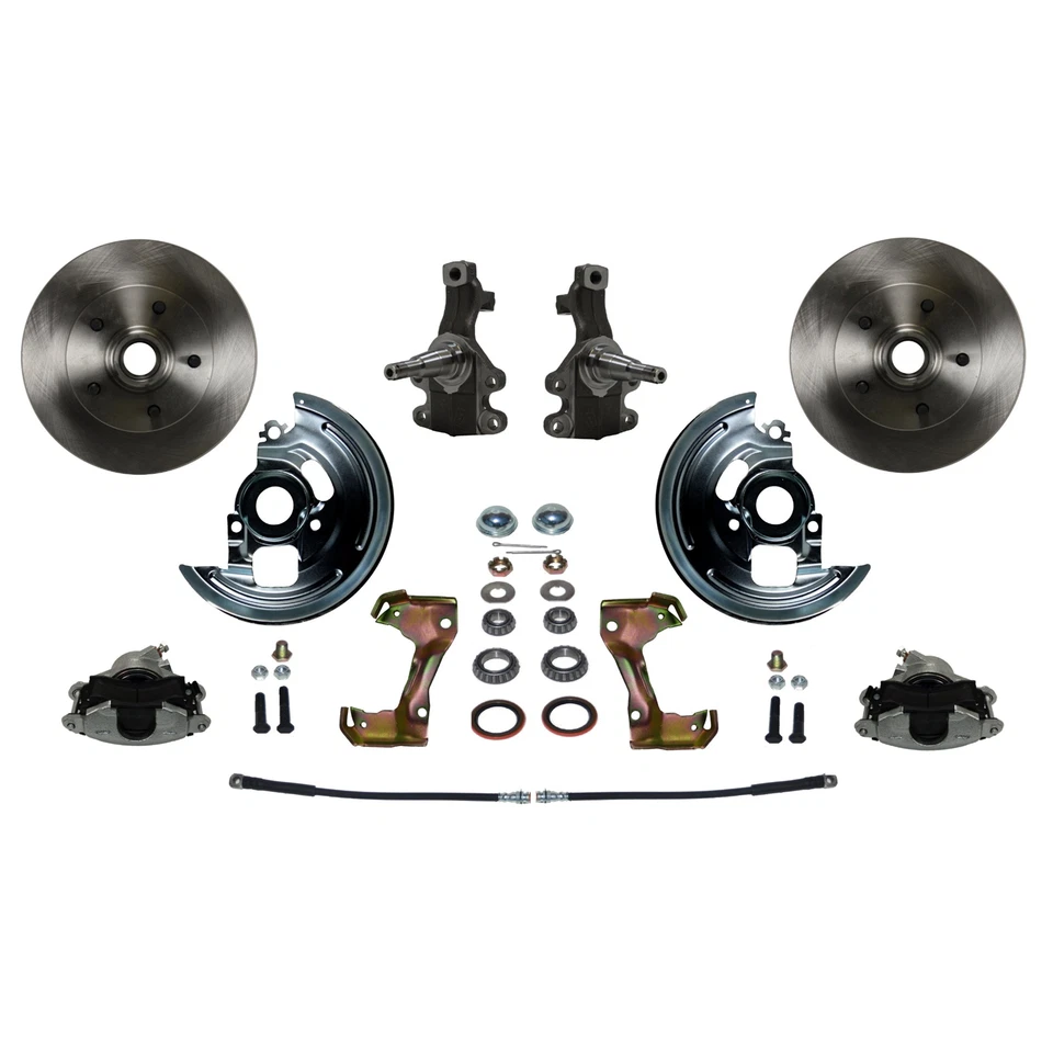 1964-72 Chevrolet Chevelle Front Disc Brake Conversion Kit with 2 in Drop Spndle - Image 1 of 4