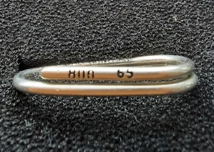 Sprungring / Bandring zum Ritterkreuz 1939 K+Q 65 Silber - Bild 1 von 4