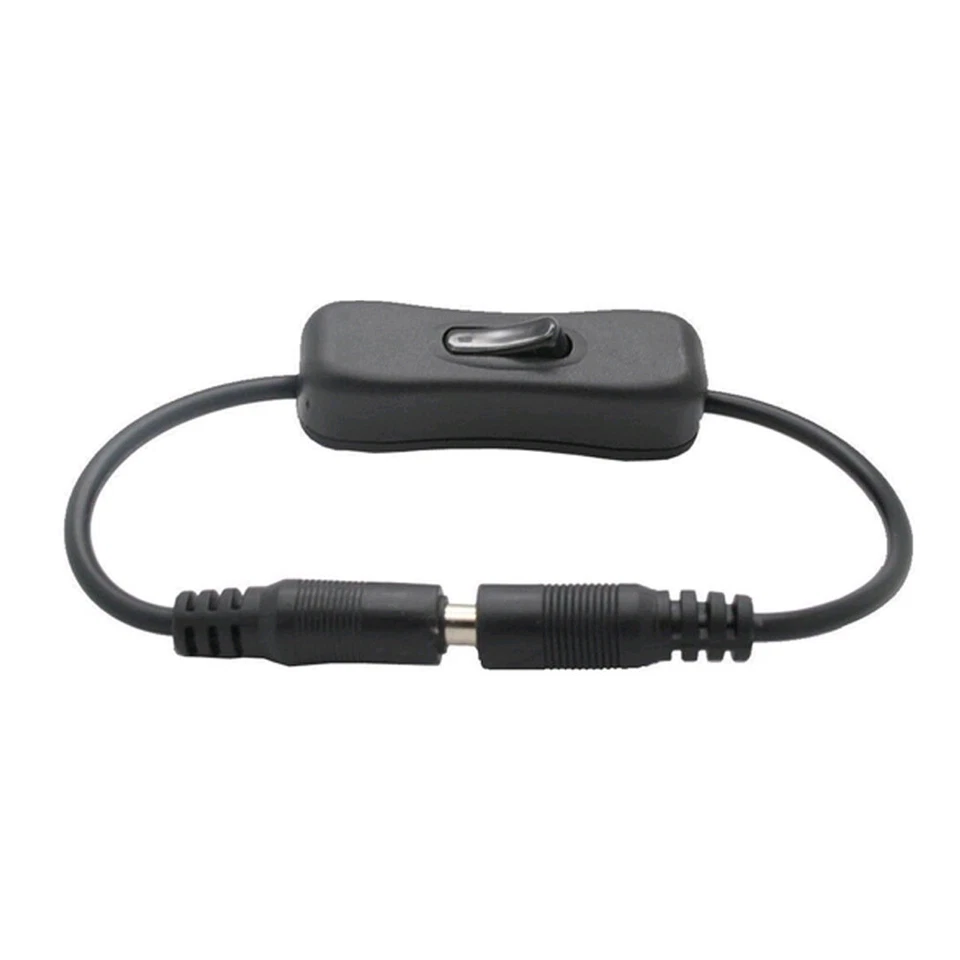 LED Light Strip In-line 12V On Off Switch With Male Female 2.1mm 5.5mm Connector - Image 1 of 4