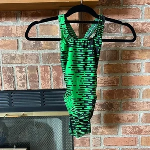 NWT Speedo Pro LT Green One Piece Swimsuit - Picture 1 of 5