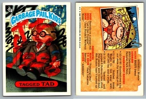 1986 Topps Garbage Pail Kids GPK Original Series 5 Tagged TAD 182b 2-Star Card - Picture 1 of 1