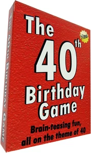 Das Spiel zum 40. Geburtstag - amüsante kleine Geschenk- oder Mitbringselidee für alle, die sich umdrehen - Bild 1 von 8