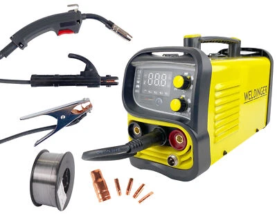MAG-Fülldrahtschweißgerät WELDINGER ME 130 mini FLUX mit MMA-Funktion im *Set* - Bild 1 von 4