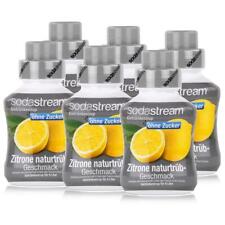 SodaStream Sirup ohne Zucker Zitrone naturtrüb Geschmack 375ml (6er Pack)
