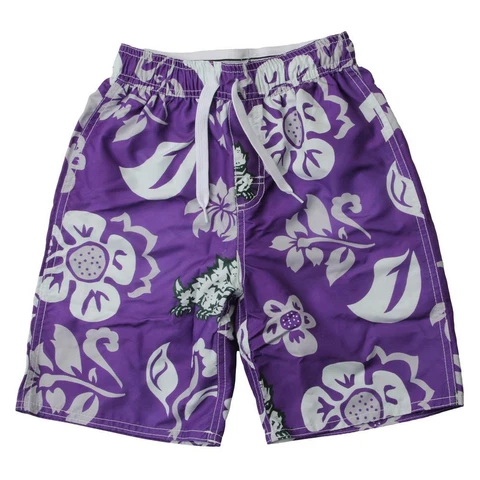 Youth TCU Texas Christian Swim Trunks Boys Floral Swim Shorts Cover
