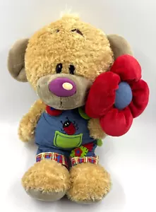 Diddl Pimboli Plüsch Bär Teddybär Gärtner Latzhose 40cm Rarität Blume SAMMLER - Bild 1 von 5