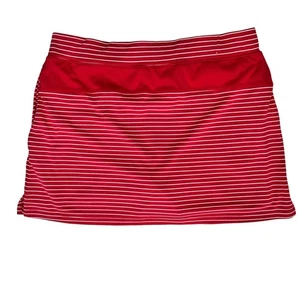 Izod Womens Large Tennis Skorts Stretch Red Activewear Casual Golf Athleisure - Picture 1 of 14