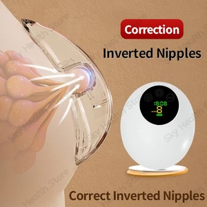 Electric Nipple Corrector for Flat or Inverted Nipples, with 9 levels of suction - Picture 1 of 9