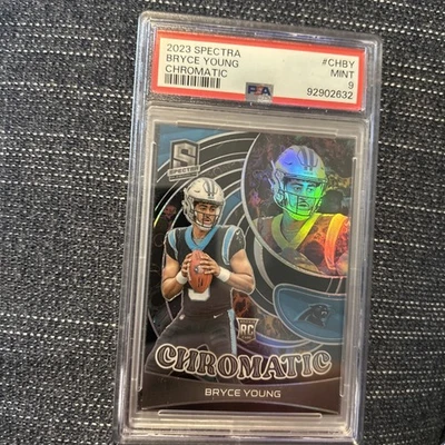 2023 Panini Spectra Football Chromatic Bryce Young Rc Rookie /99 Panthers - Image 1 of 2