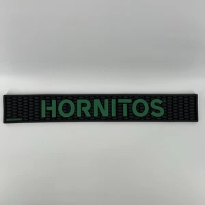 Hornitos Rectangular Rail Rubber Bar Mat 24” X 3.5” Green Black Preowned - Picture 1 of 4