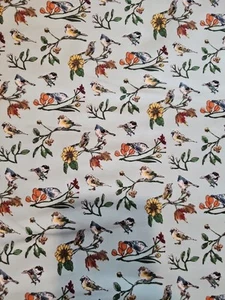 1 Yarda 32" Flor Pájaro Primavera Verano Estampado Franela Tela Costura Trapo Edredón - Imagen 1 de 4