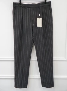 Men Suitsupply Pants Grey Pure Wool Blake Single Pleat Size EU48 UK/US38 - Picture 1 of 9