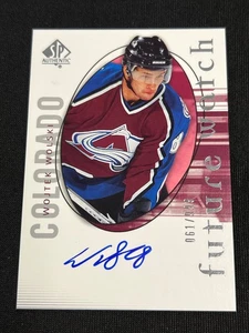 2005-06 SP AUTHENTIC WOJTEK WOLSKI FUTURE WATCH AUTO #ED 61/999 - Picture 1 of 2