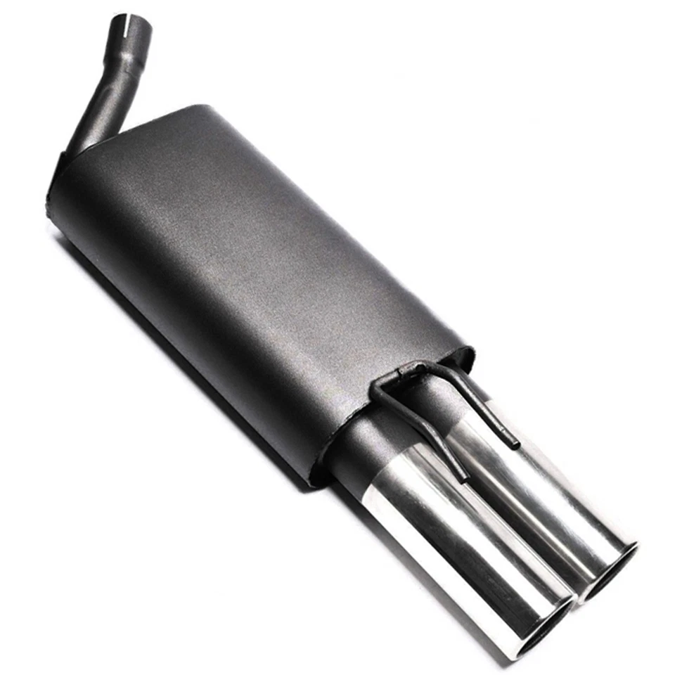 Silenciador Deportivo 2x76mm Renault Twingo ABE NUEVO - Imagen 1 de 1