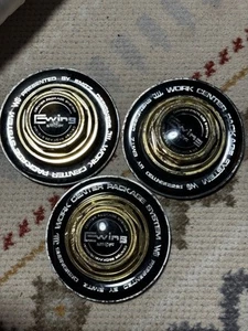 WORK Ewing Center Cap Set - 3 pcs, Used, with scratches and dirt SSD - Picture 1 of 10