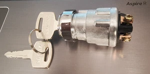 New 3-Position Universal Ignition Switch OFF IGN START With (2) Keys - Picture 1 of 3