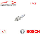 Engine Spark Plug Set Plugs Bosch 0 242 229 657 4Pcs P New Oe Replacement