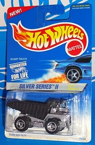 Hot Wheels 1996 Silver Series II #1 Dump Truck Chrome w/ Black Bed ORSBs - Picture 1 of 2