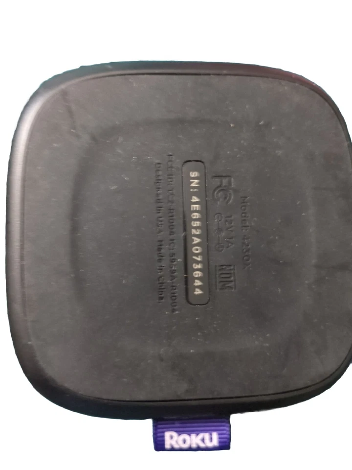 Roku 3 X Streaming Player Model NO Remote & No Power Cable - Image 1 of 1