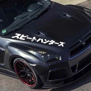 Car Windshield PVC Sticker Graphics Japanese Style Window Door Hood Vinyl Decal - Imagen 1 de 34
