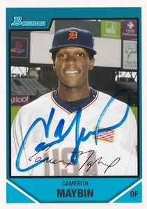 Cameron Maybin Signed 2007 Bowman Draft Future's Game Prospects Card #BDPP107 RC - Picture 1 of 12