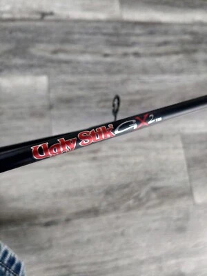 Shakespeare Ugly Stik GX2 5'6" Light Action Spinning Rod 2 Piece Salesman Sample