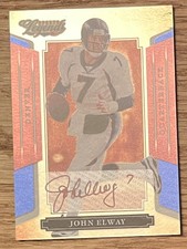 2008 Donruss Sports Legends Mirror Blue Signature John Elway Autograph, 23/25