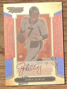 2008 Donruss Sports Legends Mirror Blue Signature John Elway Autograph, 23/25