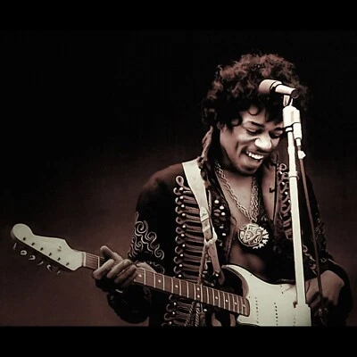 Плакат Джими Хендрикса настенное искусство домашний декор фотопечать 16x16, 20x20, 24x24" - Изображение 1 из 3