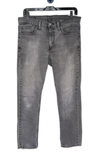 Levis Jeans Unisex 30x32 Black 511 Faded Slim Straight Leg Mid Rise Cotton Denim - Picture 1 of 10
