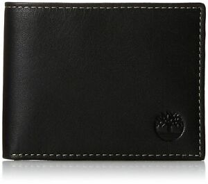 Timberland Men's Premium Genuine Leather Slimfold Wallet
