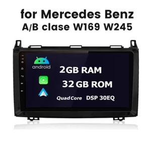 Radio estéreo de coche Android 13 Carplay para Mercedes-Benz W169 W245 Sprinter Viano  - Imagen 1 de 14