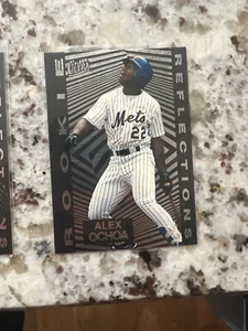 Tarjeta Fleer Ultra MLB 1997 RC REFLEJOS NEW YORK METS ALEX OCHOA #7 - Imagen 1 de 1