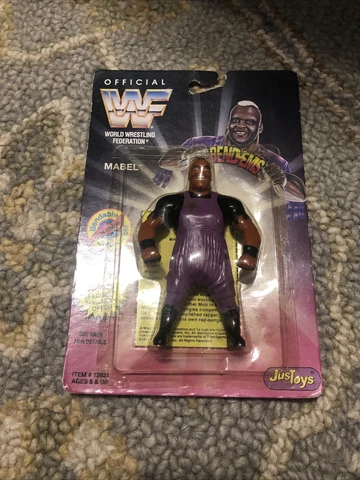 WWF JUSTOYS  MABEL BENDEM WRESTLING FIGURE Bendable BEND-EMS Big Daddy V WWE WWF Cover