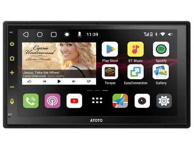 ATOTO S8 MS 7" 2Din Android Autoradio 4G LTE Wireless CarPlay & Android Auto - Immagine 1 di 4