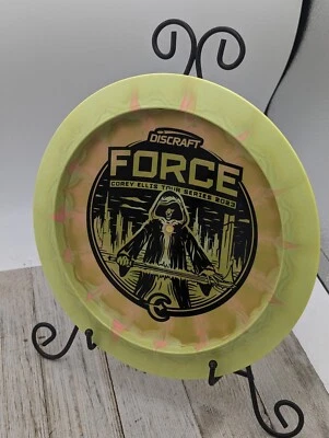 New Discraft 2023 Ellis Tour Series ESP Swirl Force Golf Disc 173-174 Grams - Image 1 of 4