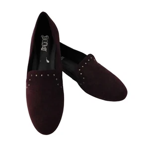 Zapatos planos Brash Dilly negro violeta tachuelas para mujer talla 8,5 nuevos con caja - Imagen 1 de 10