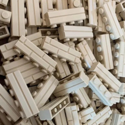 BRAND NEW Lego 1x4 Light Tan Masonry Profile Brick 15533 (lot of 50) City Castle